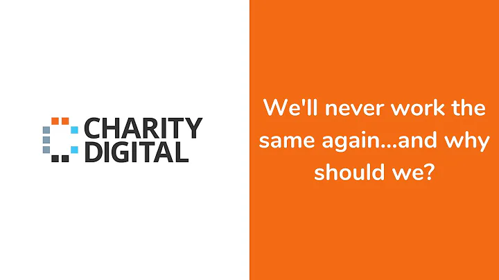 Well never work the same again...and why should we?