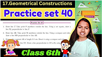 Class 6 Practice Set 40 | Math | Chapter 17 @Apnierastudy
