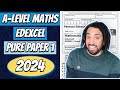 2024 Edexcel A-Level Maths Paper 1 | Pure Topic Walkthrough & Revision Tips 📚