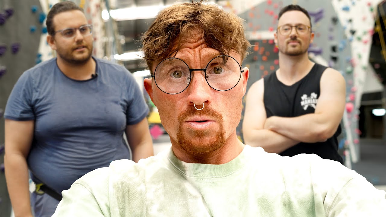 Pro climber pretends to be beginner at climbing gym YouTube