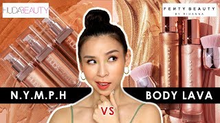 Huda Beauty N.y.m.ph Vs Fenty Beauty Body Lava - Which One Is Better?