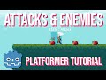 2d platformer attacks and enemy setup  godot 4 tutorial