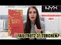 Fail trotz 31 Türchen 😡 NYX Adventskalender 2021