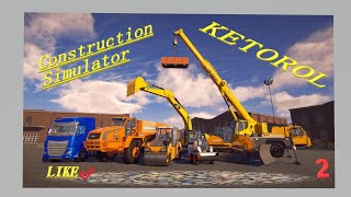 Construction Simulator Выполняем контракты и первое улучшение компании.