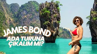 JAMES BOND ADASI Tekne Turu! İlginç Mağaralar, Kano Gezisi, Tropik Adalar 🇹🇭 - 98