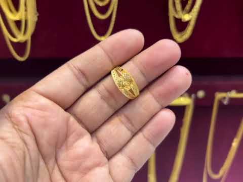 خاتم ذهب عيار 18