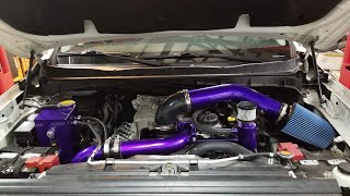 Nissan Titan XD Cummins Intake install, turbo inlet, and plus ccv info.