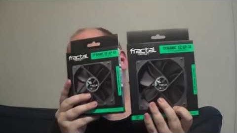 Fractal Design Dynamic X2 GP-12 & GP-14 unboxing