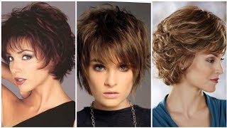 Trendy Short HairCuts For Women Over 40 2022-2023/Short Hair Hairstyles With Unique Hair Color Ideas