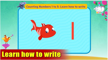 K1 - Module 1 - Exercise 4 - Learn how to write | Appu Series | Kindergarten Math Learning