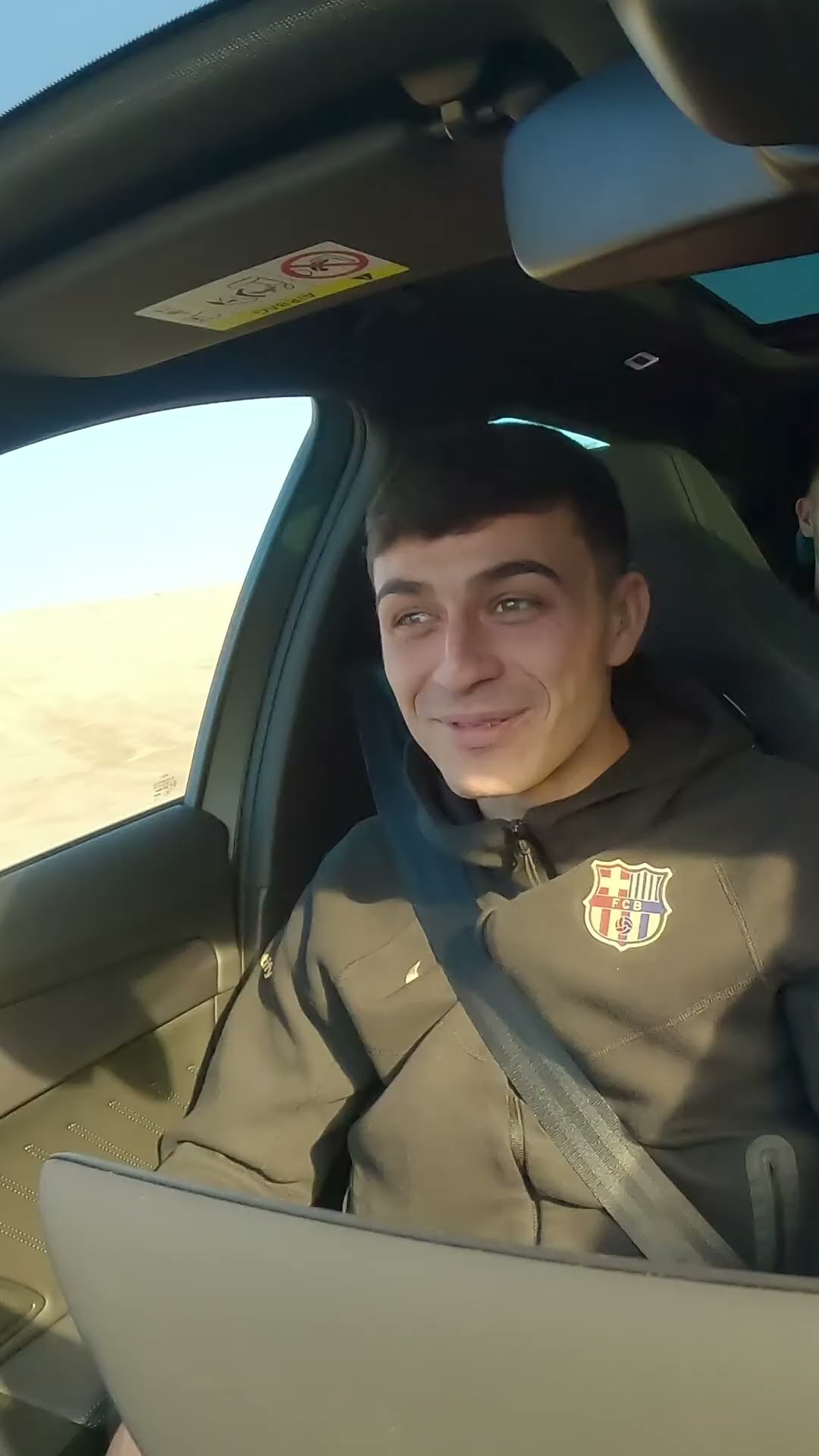 Our players test the @CUPRAOfficial cars and challenge the world's steepest curve ?