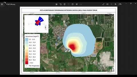Atmospheric Dispersion Modeling | Pemodelan Dispersi Atmosfer - Python Gaussian Plume Model