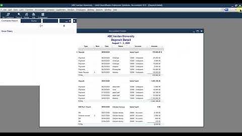 Lecture 101: Memorized Reports of accountant center