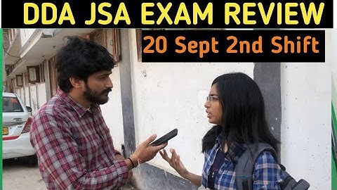 DDA JSA Exam Review 20 September 2023 2nd shift |DDA JSA Exam Analysis |DDA analysis #dda