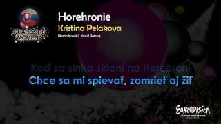 Kristina Pelakova - "Horehronie" (Slovakia) - [Karaoke version]