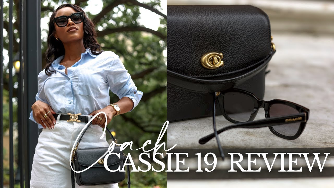 COACH Cassie Leather Top Handle Bag