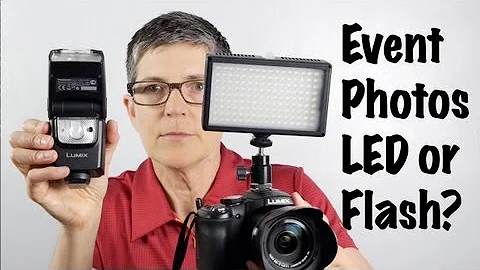 Event Photos: Use LED or Flash? by Marlene Hielema