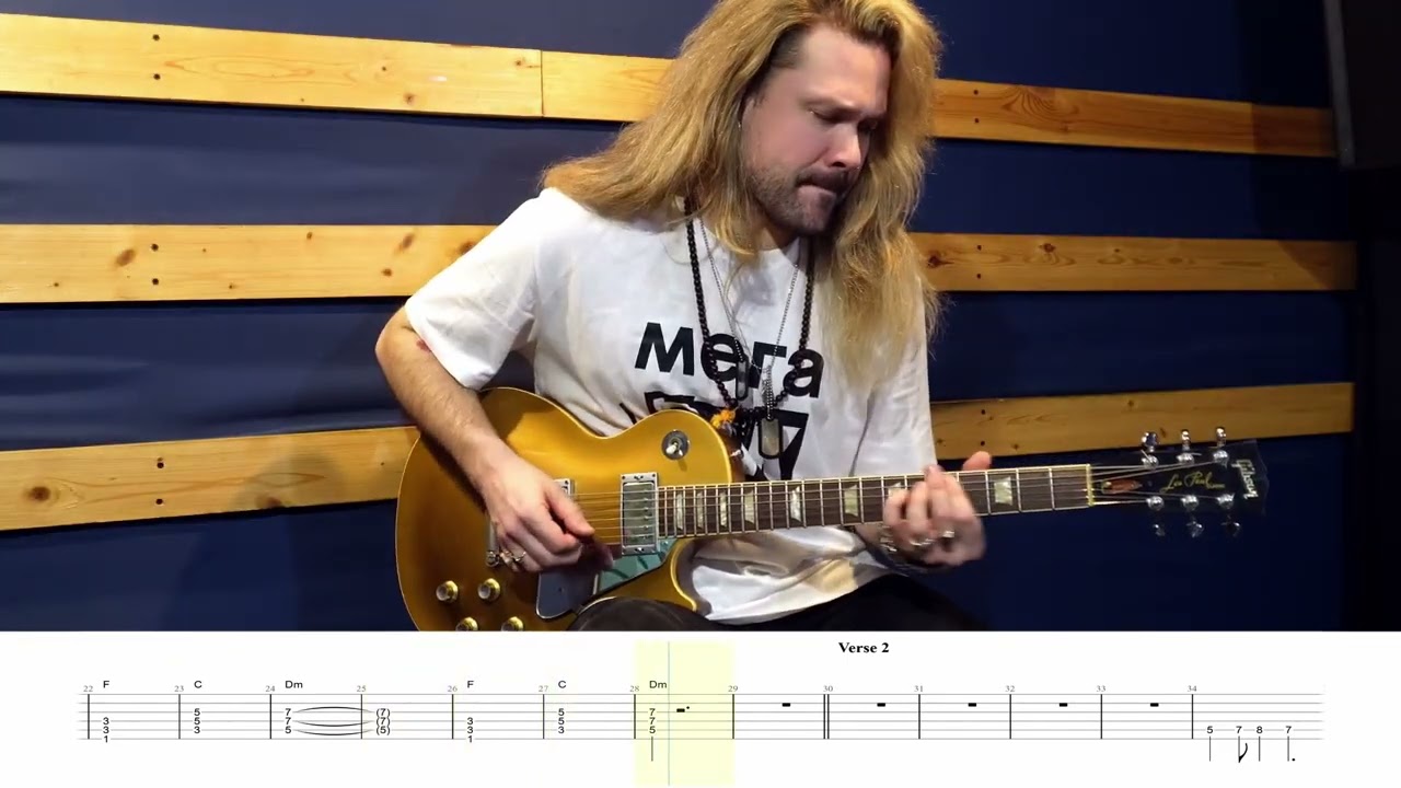 МЕГАРОК для гитаристов. Обучающий ролик - PINK FLOYD ANOTHER BRICK IN THE Wall (guitar 2)