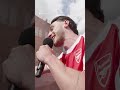 Declan Rice RAPS at Arsenal trophy parade! 🎶