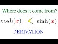 Derivation of cosh and sinh
