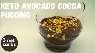 🥓🍓🥑 EASY KETO COCOA AVOCADO PUDDING | AVOCADO KETO DESSERT screenshot 2
