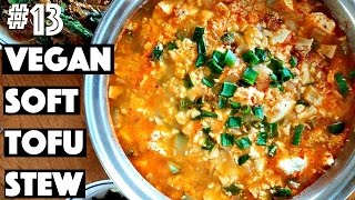 VEGAN SOFT TOFU STEW (Korean Recipe) | #13 (30 Videos in 30 Days) ♥ Cheap Lazy Vegan