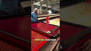 Batik Screen Printing Process