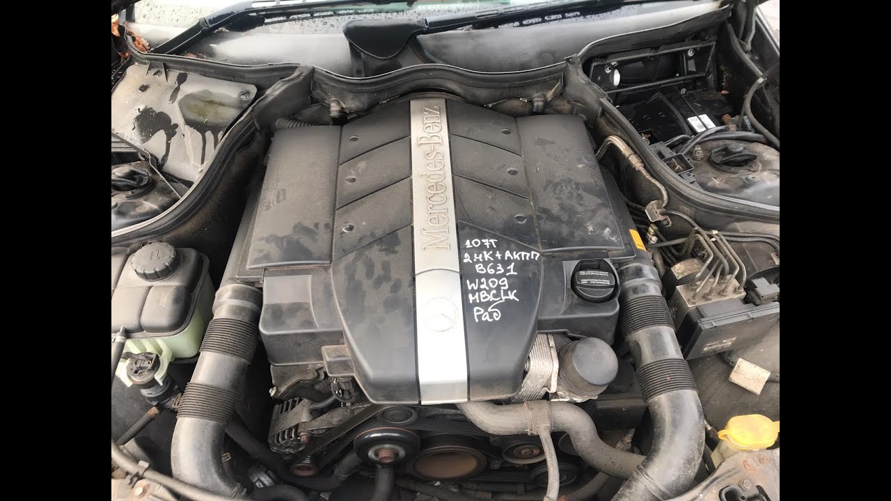 B631- engine test MB W209 до рест 2.6i / M112.912 / АКПП