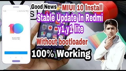 Install MIUI 10 Manually In Redmi y1,y1 lite ||How to install Miui 10