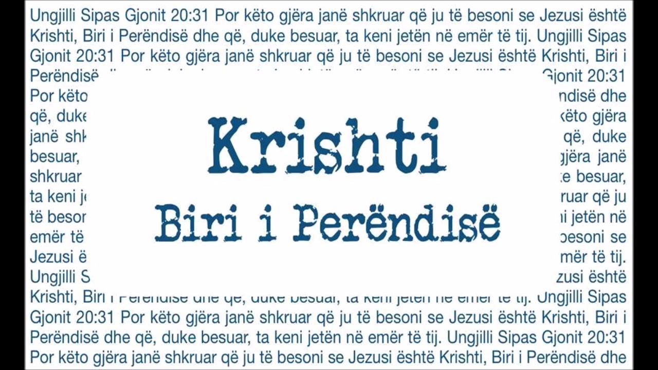 Jezusi premton ngushëlluesin tjetër