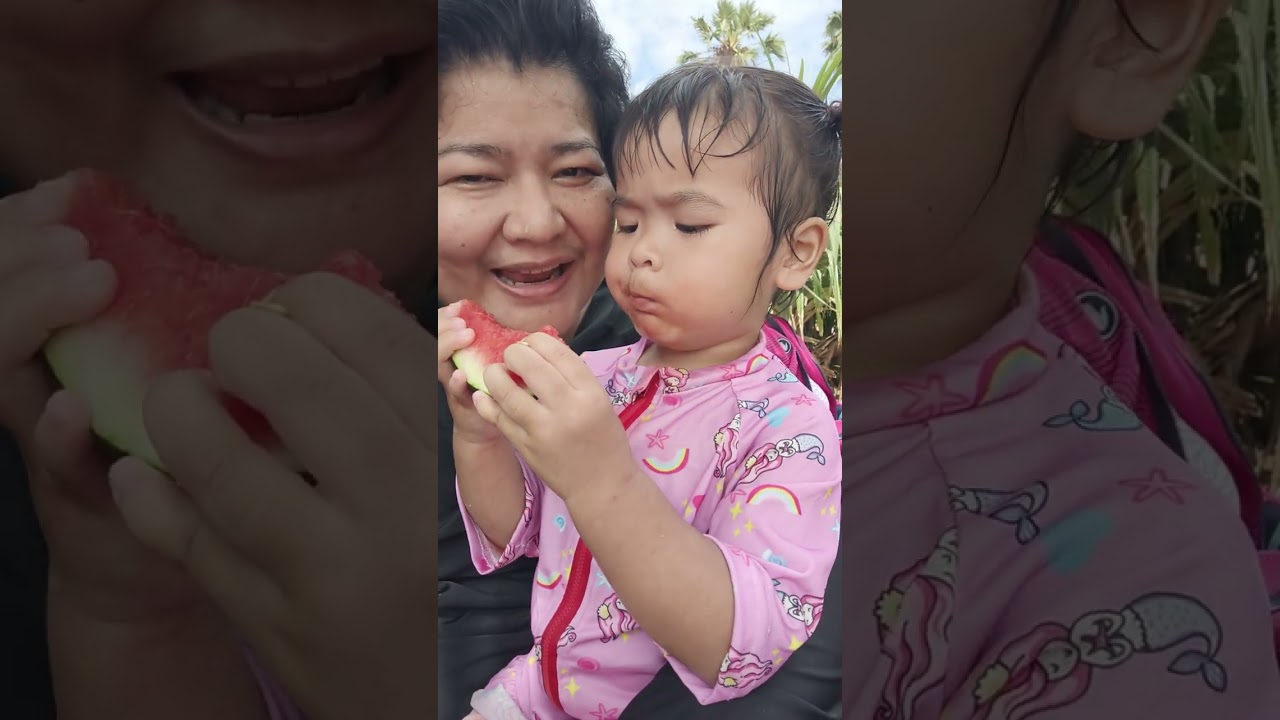 พาคุณยายมาเที่ยว หาดเตยงาม #กันเอง2ปี1เดือน #กันเอง #กานต์ภิญญา #เด็กหลอดแก้ว #เด็กน่ารัก 1/6/2568