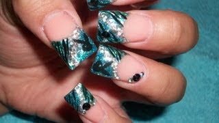 nails acrylic turquoise playboy zebra nail designs bunnies