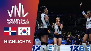 Dominican Republic 🇩🇴 🆚 South Korea l Women's VNL 2024