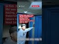 Police bodycam captures over 50 blindfolded & shirtless males in University of Iowa frat basement
