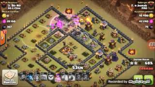 Clash Of Clans Th10 Valkyrie Paü Barbar Kralsız