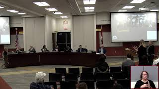 Board of Education Meeting - January 14, 2026