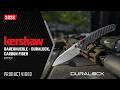 Video: มีดพับ Kershaw Bareknuckle DuraLock ด้าม Carbon Fiber (MAGNACUT 3.5" Working Finish),6777CF