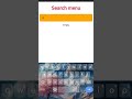 Search menu using css and js#html #css #ja