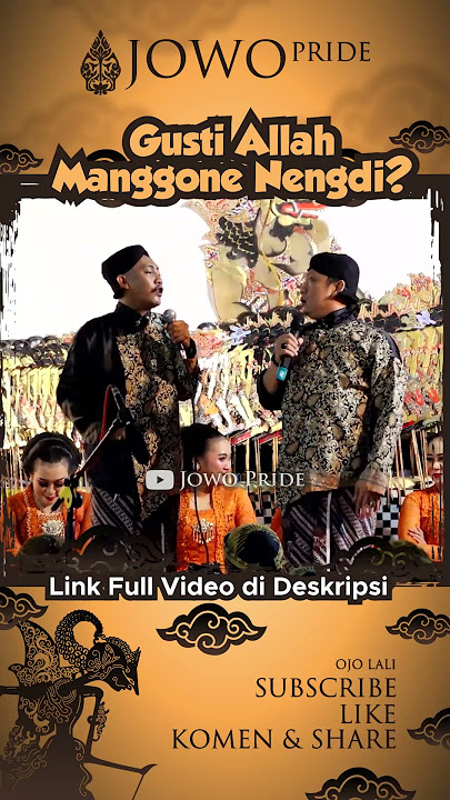 Cak Yudho Ditakoni Gusti Allah Manggone Nengdi Karo Andik TB