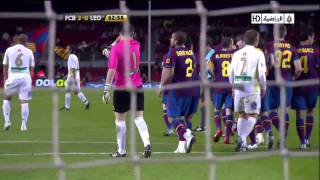 Fc barcelona teamwork goals pedro vs cultural leonesa hd.mp4