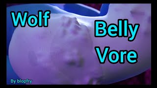 Wolf 🐺 BELLY VORE #[V- ANIM 3] by blopfry