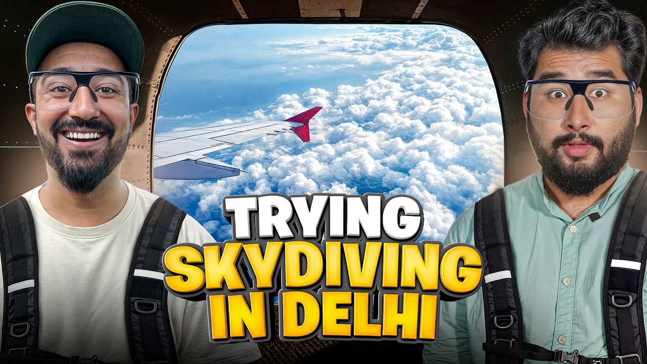 Trying SKYDIVING IN DELHI | Ft. Antil & Neeraj | The Urban Guide