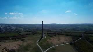 Walkera x350 Pro, iLook+ 1080p 10 min flight over Bodmin Beacon, Cornwall, UK