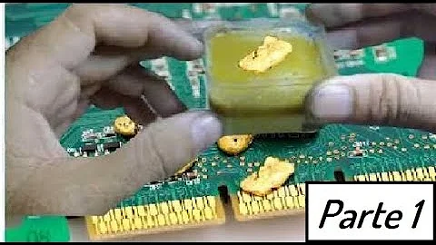Como extrair ouro de circuito integrado?
