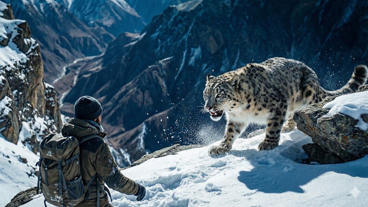 This Is How a Snow Leopard Hunts Humans