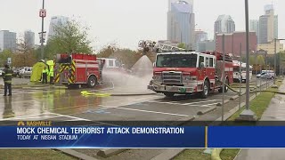 Mock Chemical Terrorist Attack Demonstration