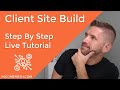 Let's Build a Client Website Live - Step by Step