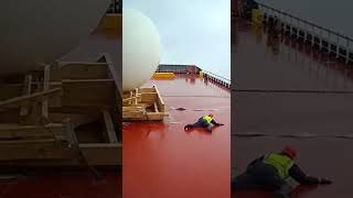 $5,000 A Week For The World's Most Dangerous Job #ocean #ship #storm #waves #northsea