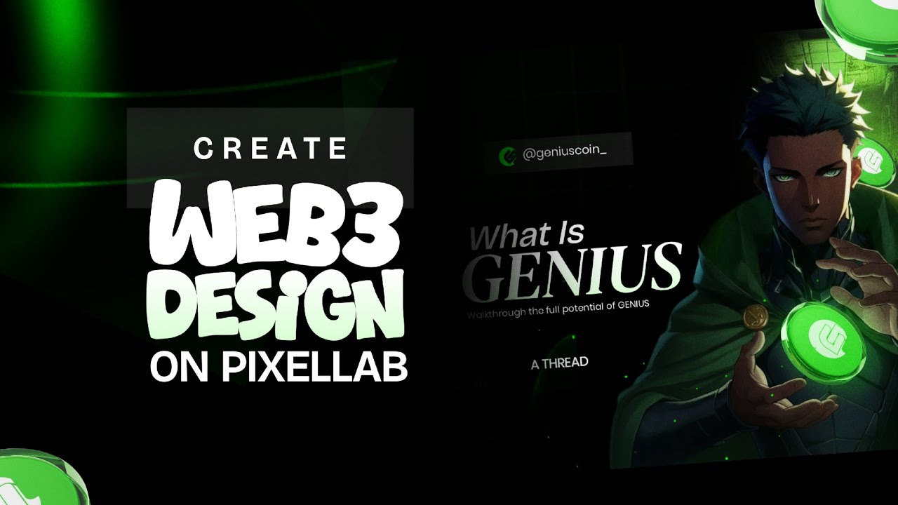 CREATE A WEB3 THREAD POSTER ON SMARTPHONE | PIXELLAB💯✅