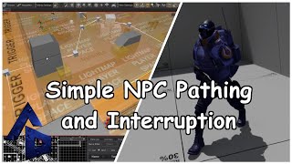 Simple NPC Pathing and Interruption in Half-Life: Alyx Workshop Tools